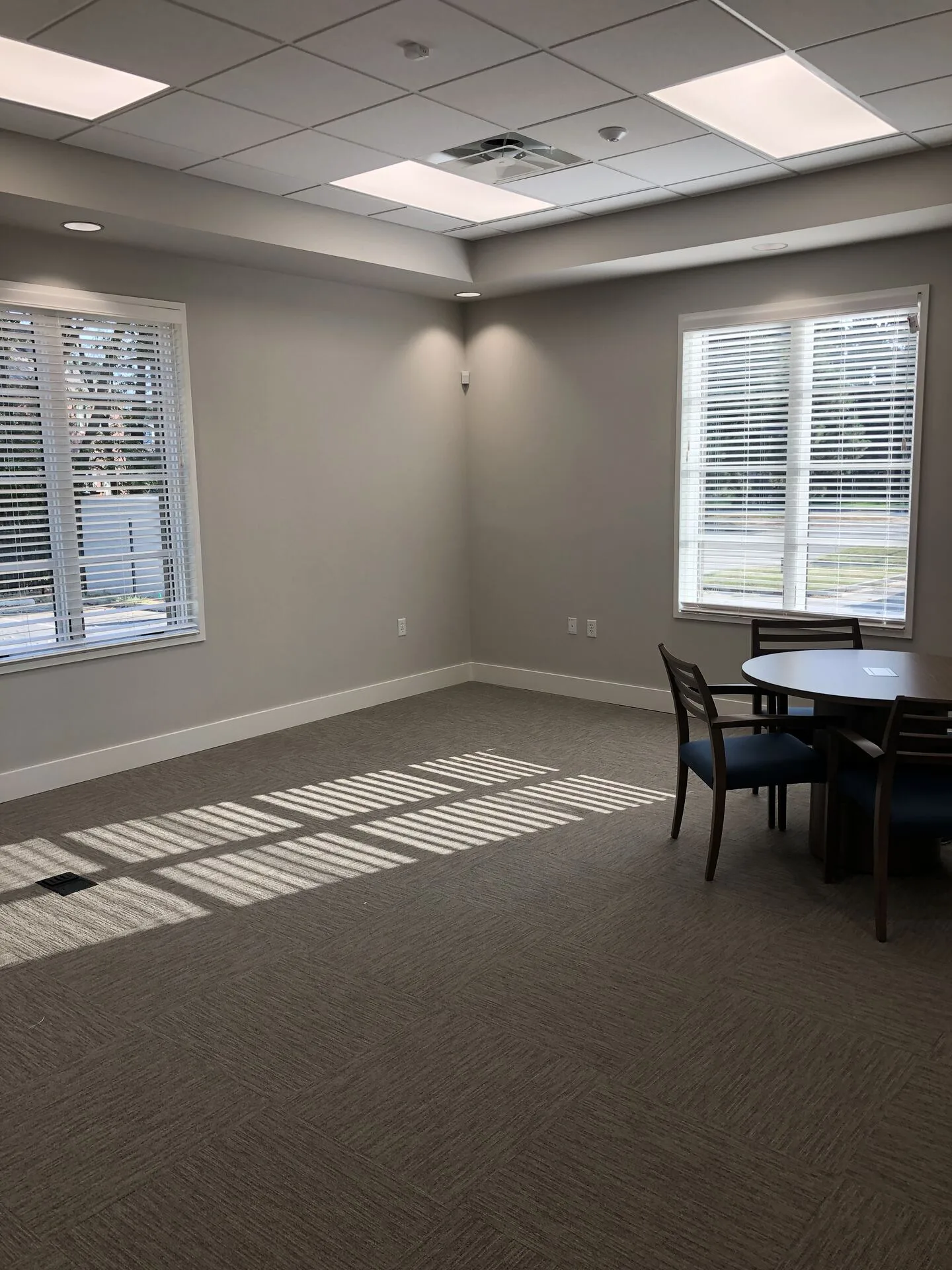 Executive office — empty and ready for occupancy