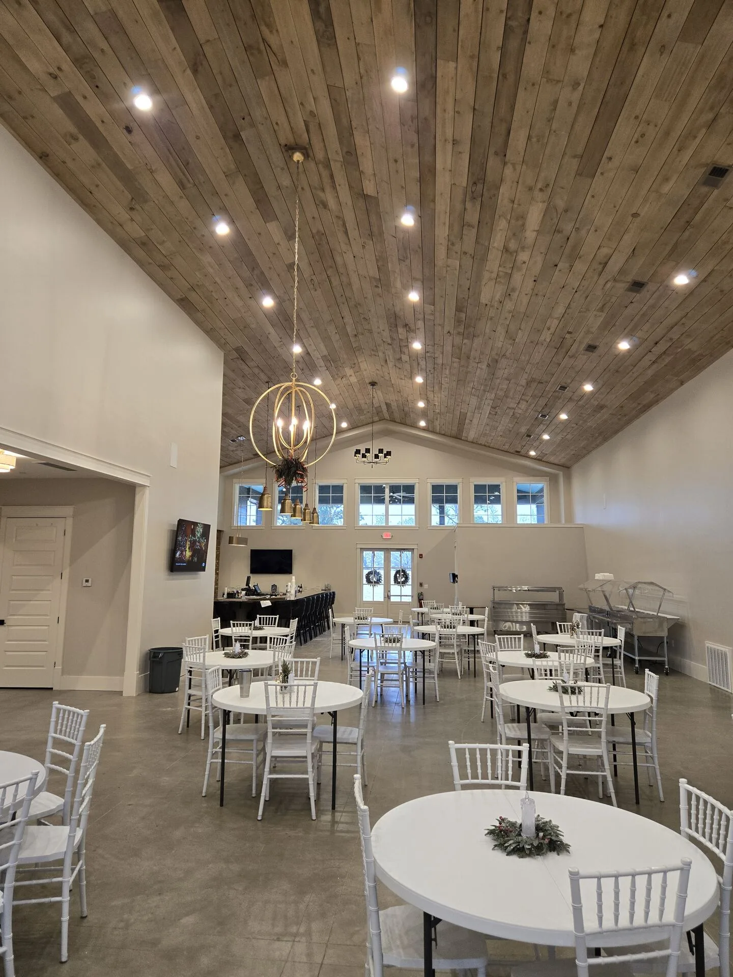 Commercial space interior — completed buildout
